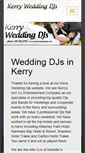 Mobile Screenshot of kerryweddingdjs.com